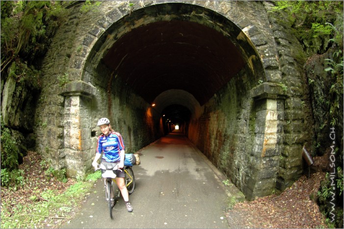 cycling in luxembourg, tunnels only for cyclers!